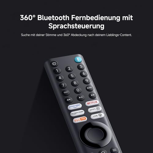 Xiaomi TV F Pro 32, 32 pollici (81 cm), QLED, Smart TV, Fire OS7, Triple Tuner DVB-C/S/S2/T/T2, Dolby Audio™, DTS Virtual:X, DTS-HD, Controllo vocale con Alexa, Compatibile con Apple AirPlay