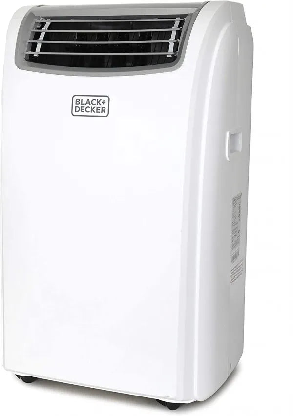Condizionatore d'aria portatile da 14.000 BTU con riscaldamento e telecomando, bianco