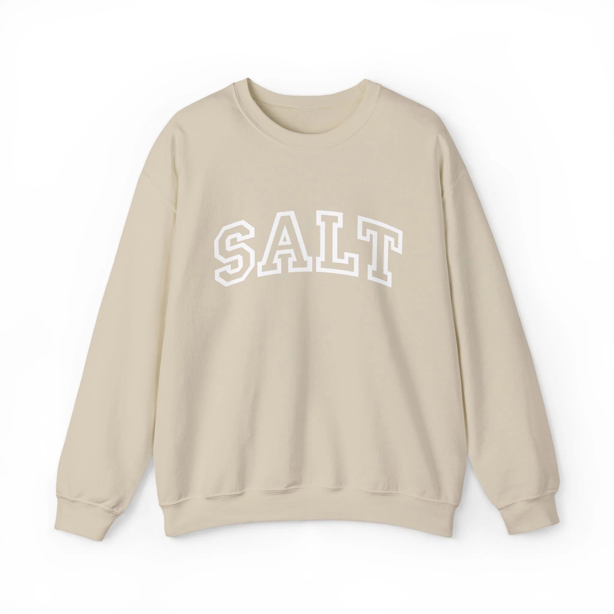 Salt Graphic Sweatshirt - Collegiate Block Letter Crewneck
