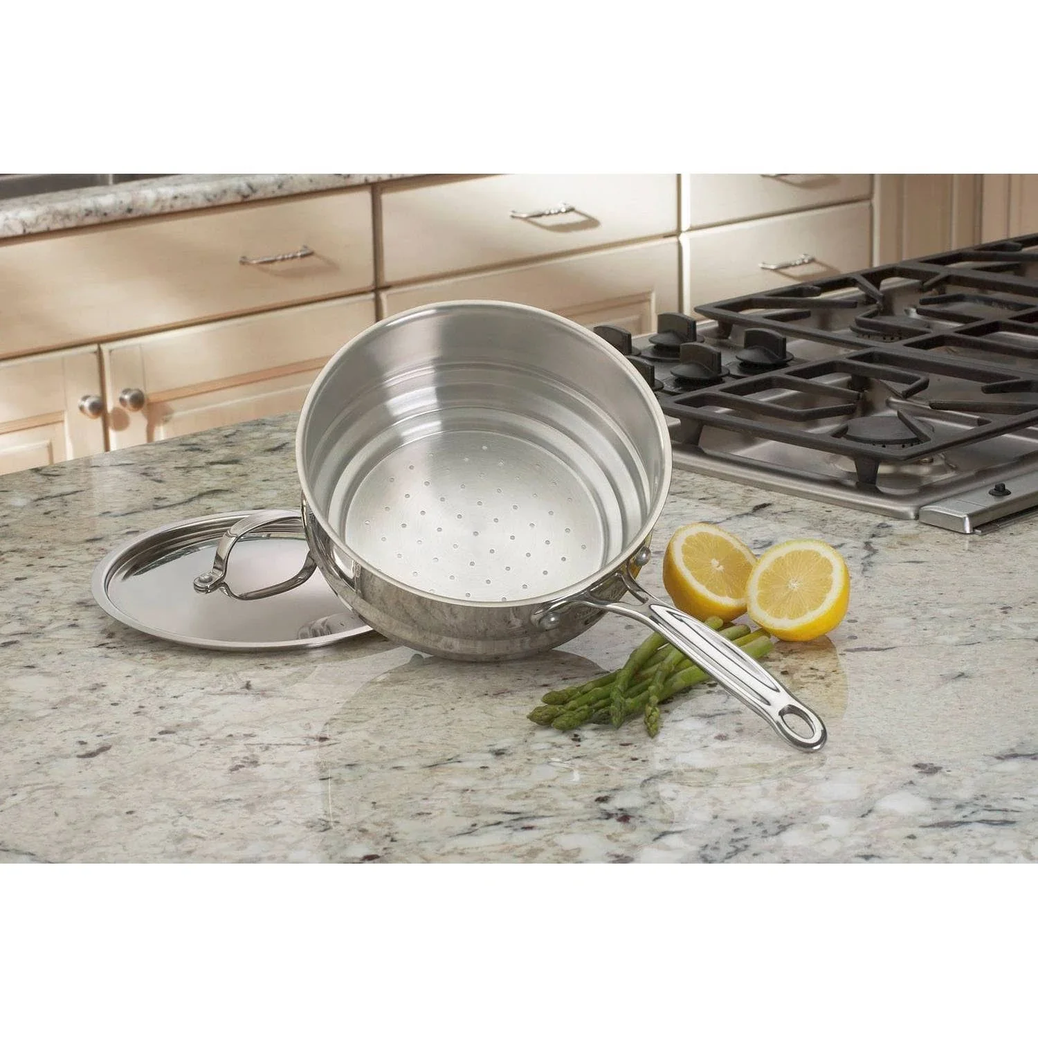 Cuisinart 17-Piece Chefs Classic Stainless Steel Cookware Set
