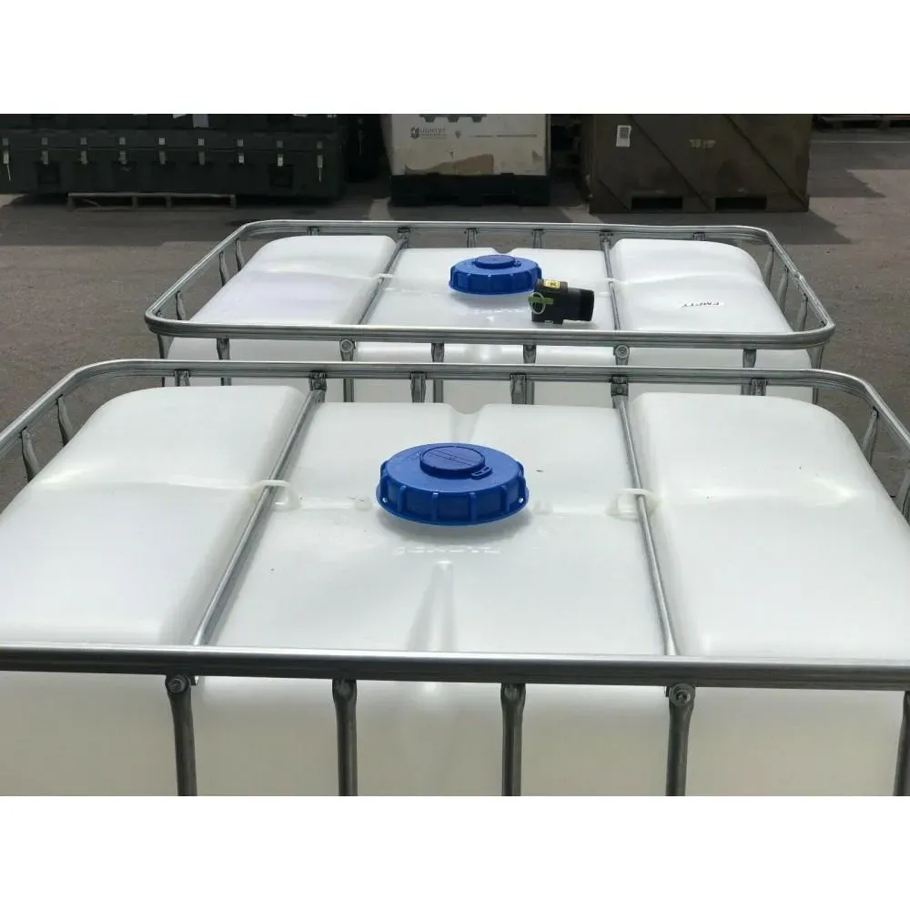 330 gallon űrtartalmú élelmiszeripari IBC tartály | Ivóvíz, esővízgyűjtő konténer