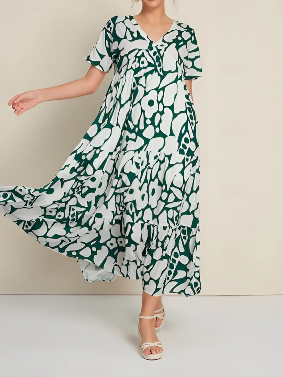 Womena??s Lightweight Maxi Dress Fluid Silhouette for Summer