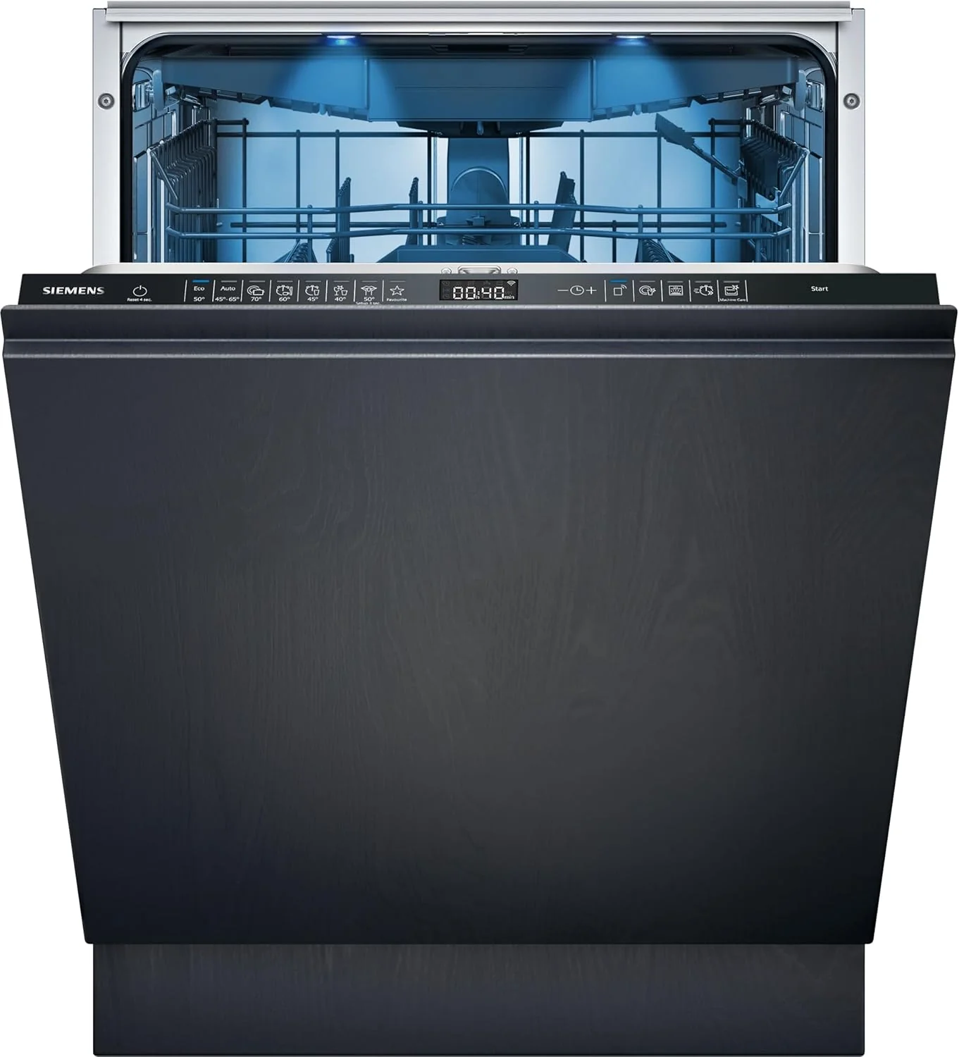 Siemens SN63EX14VE, iQ300 Smarter Geschirrspüler, Vollintegrierte Spülmaschine mit Besteckschublade, 60 cm, Auto Türöffnung dank autoOpen dry, Besonders leise durch iQdrive-Motor, infoLight aquaStop