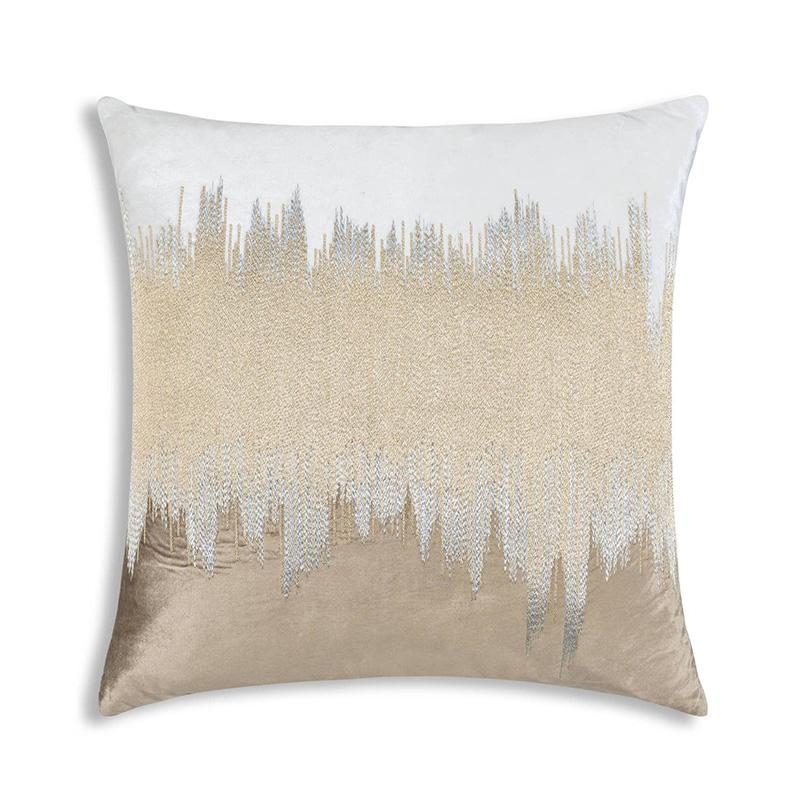 Mira Cream Gold Pillow