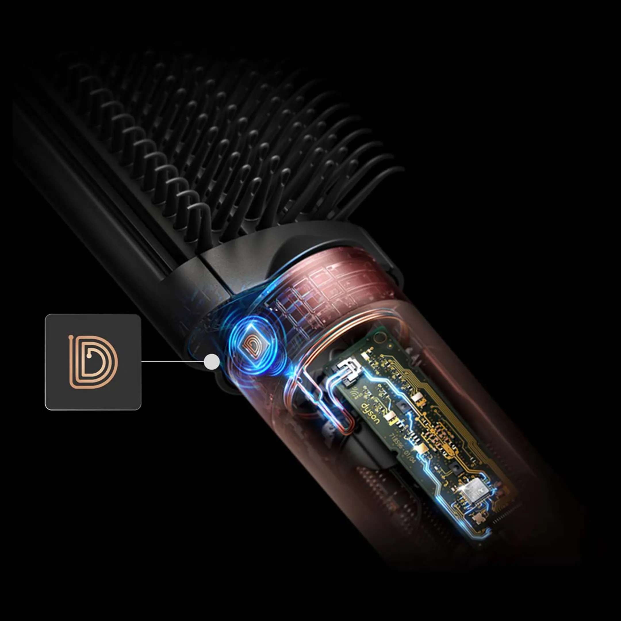 Dyson Airwrap Co-anda2x Straight+Wavy Amber Silk