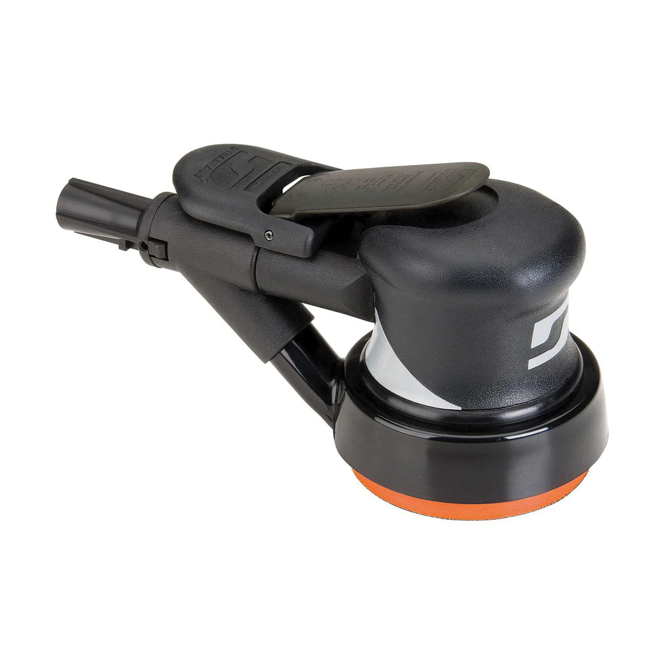 Dynabrade Silver Supreme 56843  ~  3-1/2 Inch Diameter Self-Generated Vacuum Dynorbital Supreme Random Orbital Sander .28 Hp 12000 Rpm 3/32 Inch Diameter Orbit Rear Exhaust
