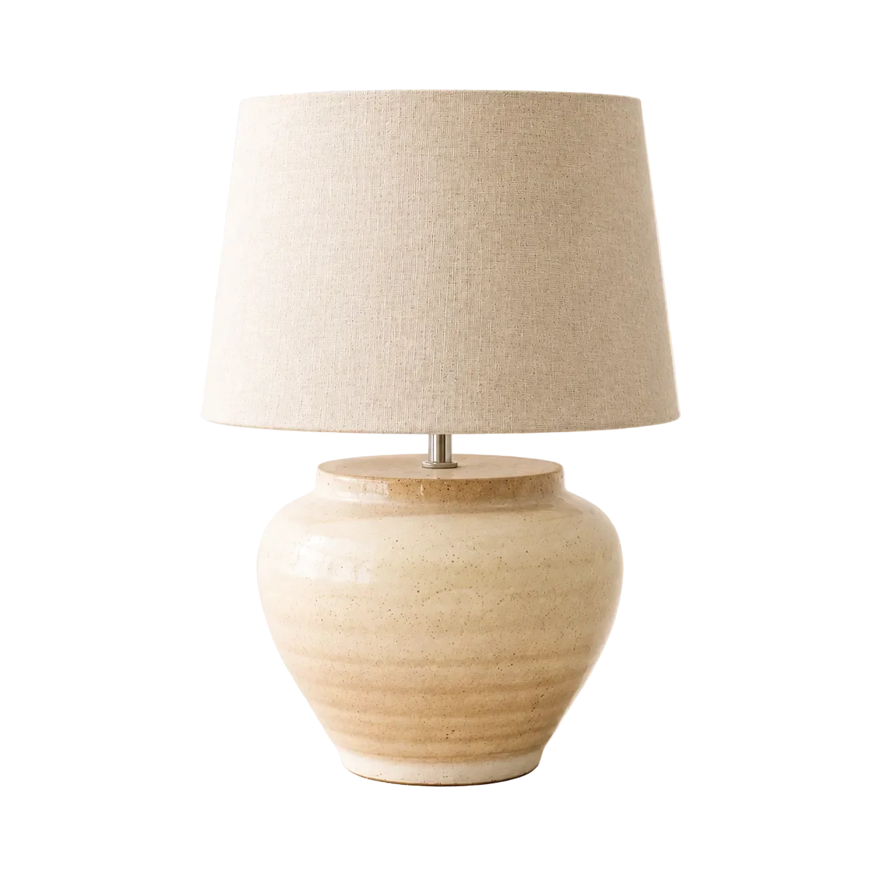 Ivory Terracotta Table Lamp