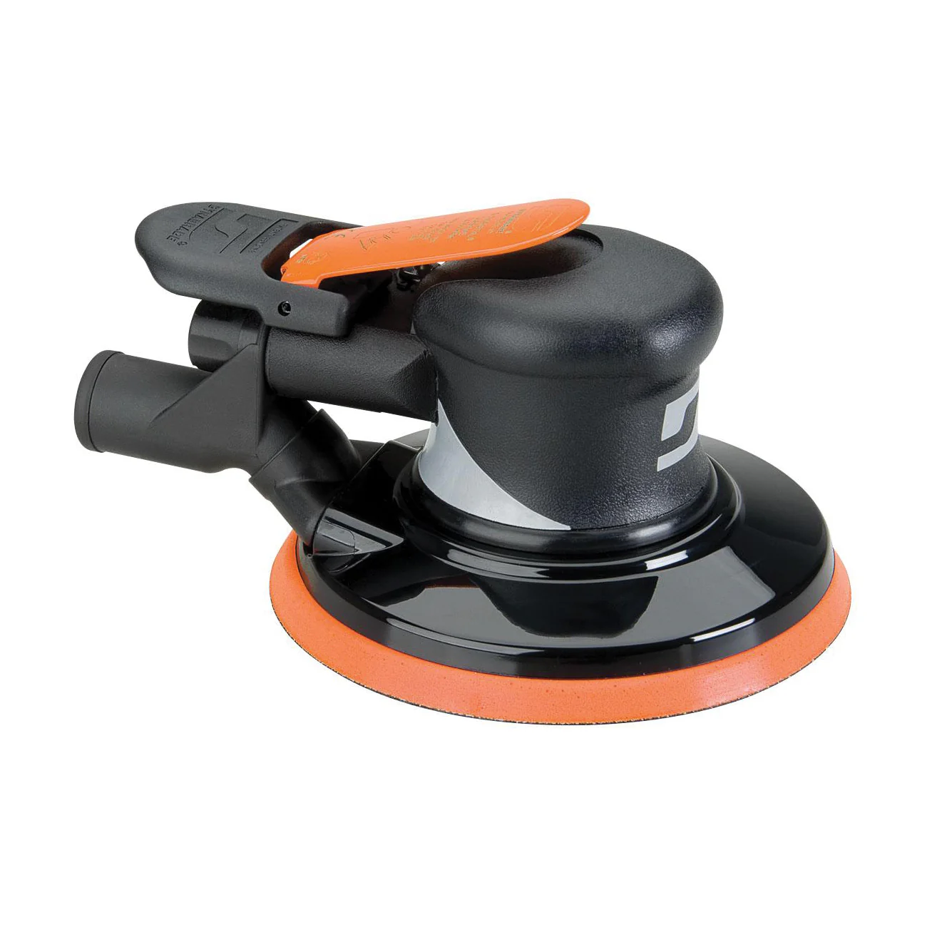 Dynabrade Silver Supreme 56894  ~  6 Inch Diameter Central Vacuum Dynorbital Supreme Random Orbital Sander .28 Hp 12000 Rpm 3/8 Diameter Orbit