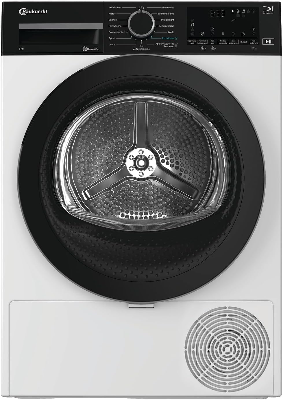 Bauknecht BDSV 8A WB Wärmepumpentrockner / 8 kg/EEK A/Precision Dry/Adaptive Dry/Silent Spin/HomeWhiz, weiß