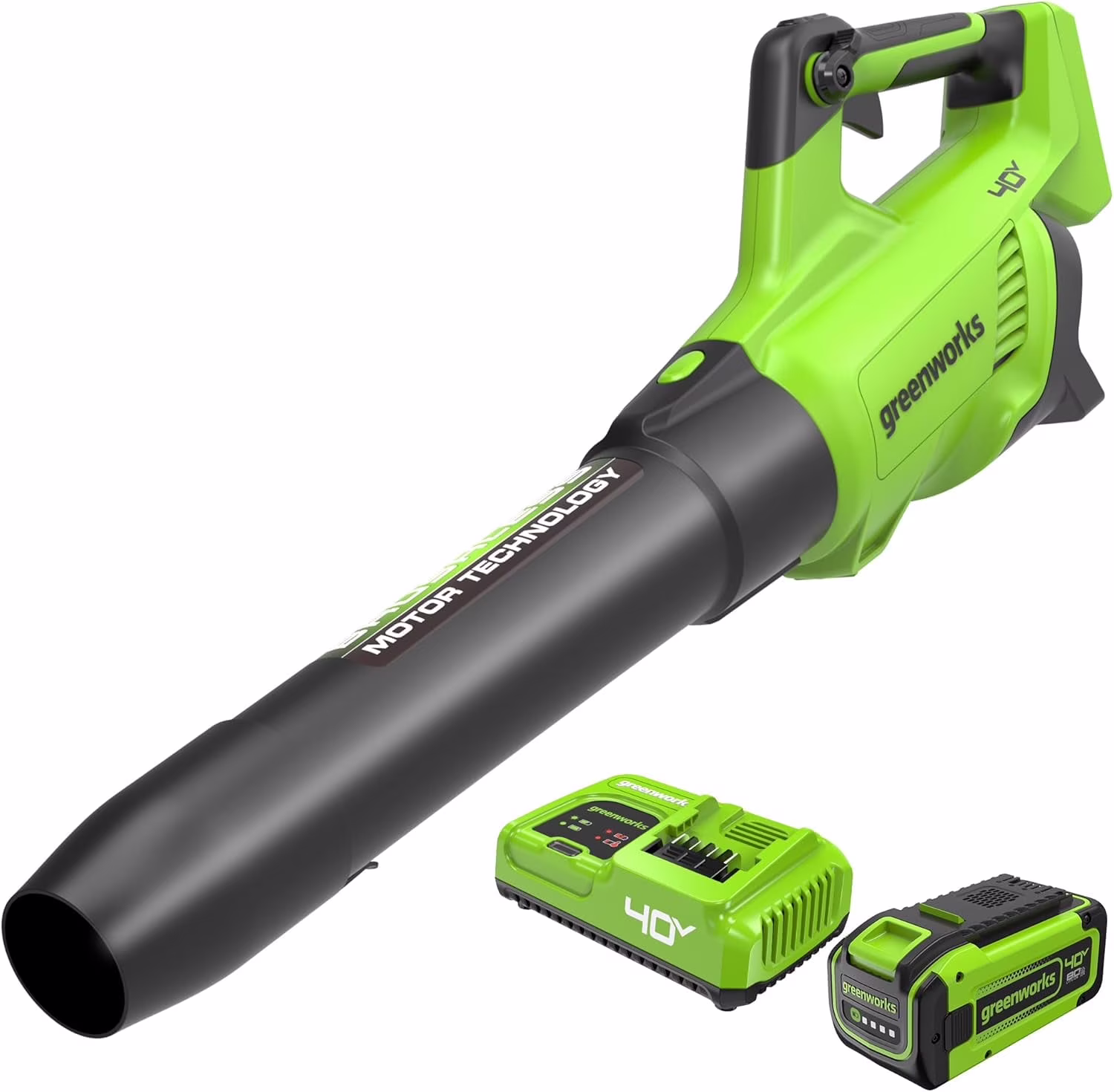 Greenworks 40V TruBrushless? Axial Blower (160 MPH / 700 CFM), 8.0Ah Battery and Charger Included
