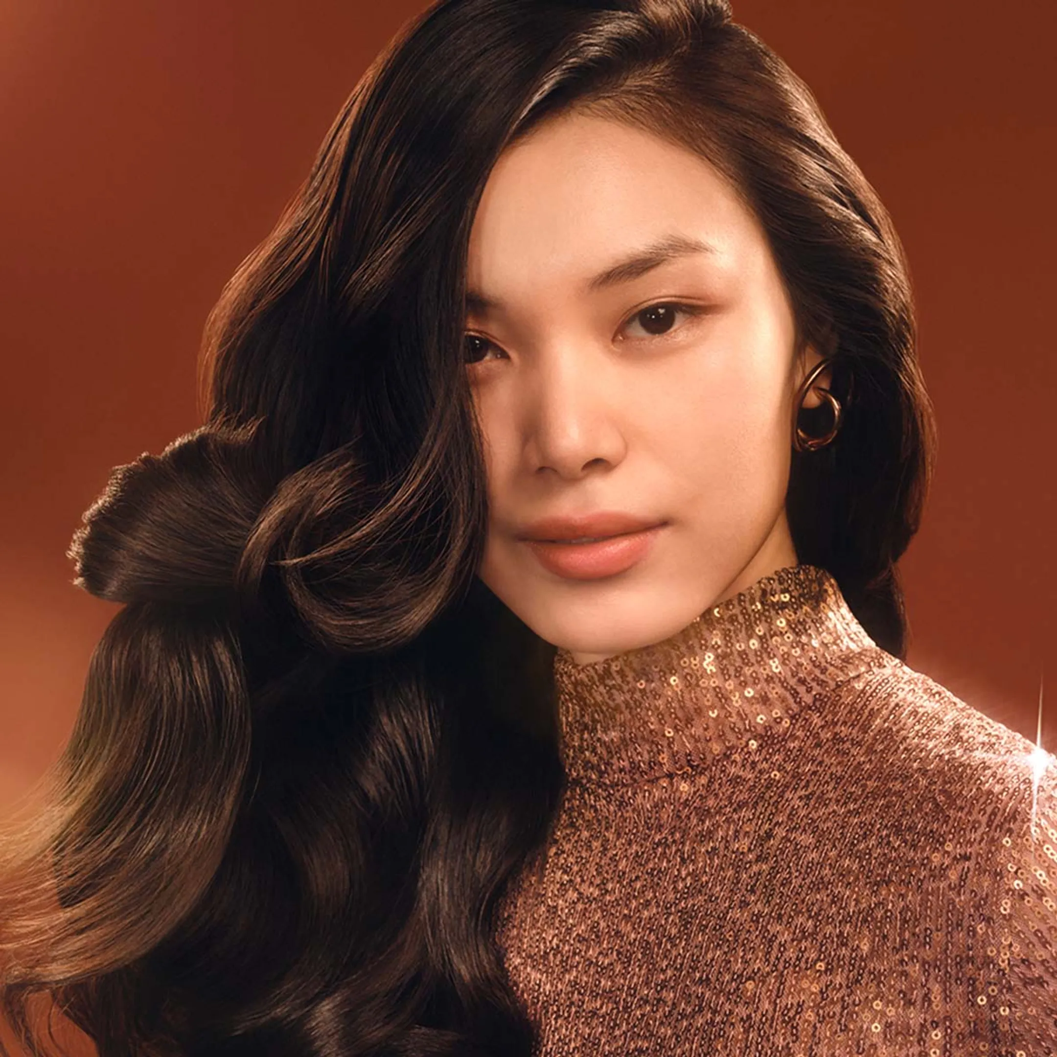 Dyson Airwrap Co-anda2x Straight+Wavy Amber Silk