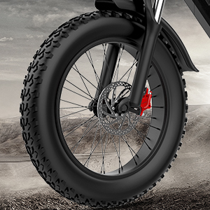 Non-Slip 20''x4.0 All-Terrain Fat Tire