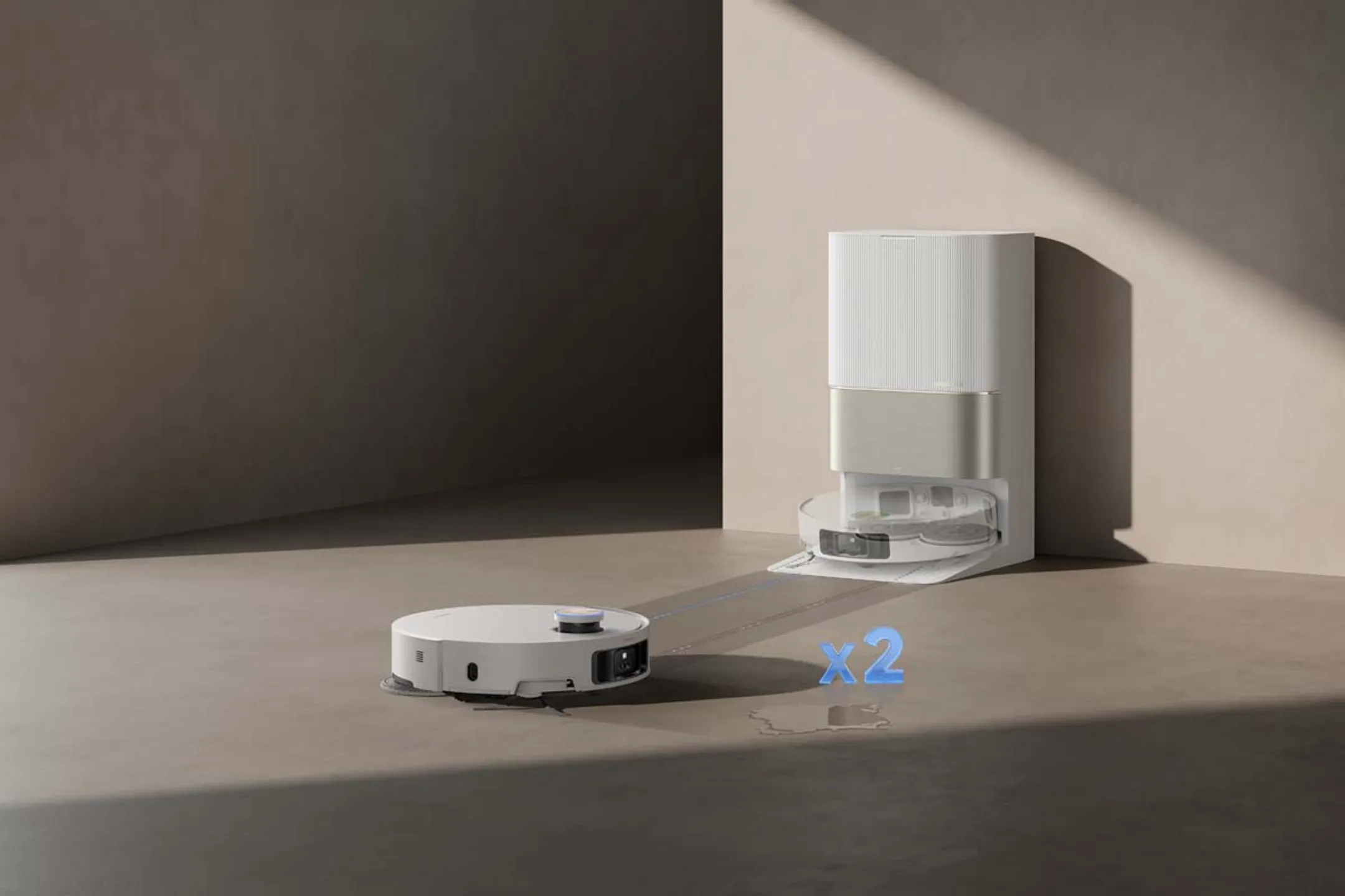 Dreame Robotstofzuiger 2in1 X50 Ultra Complete White