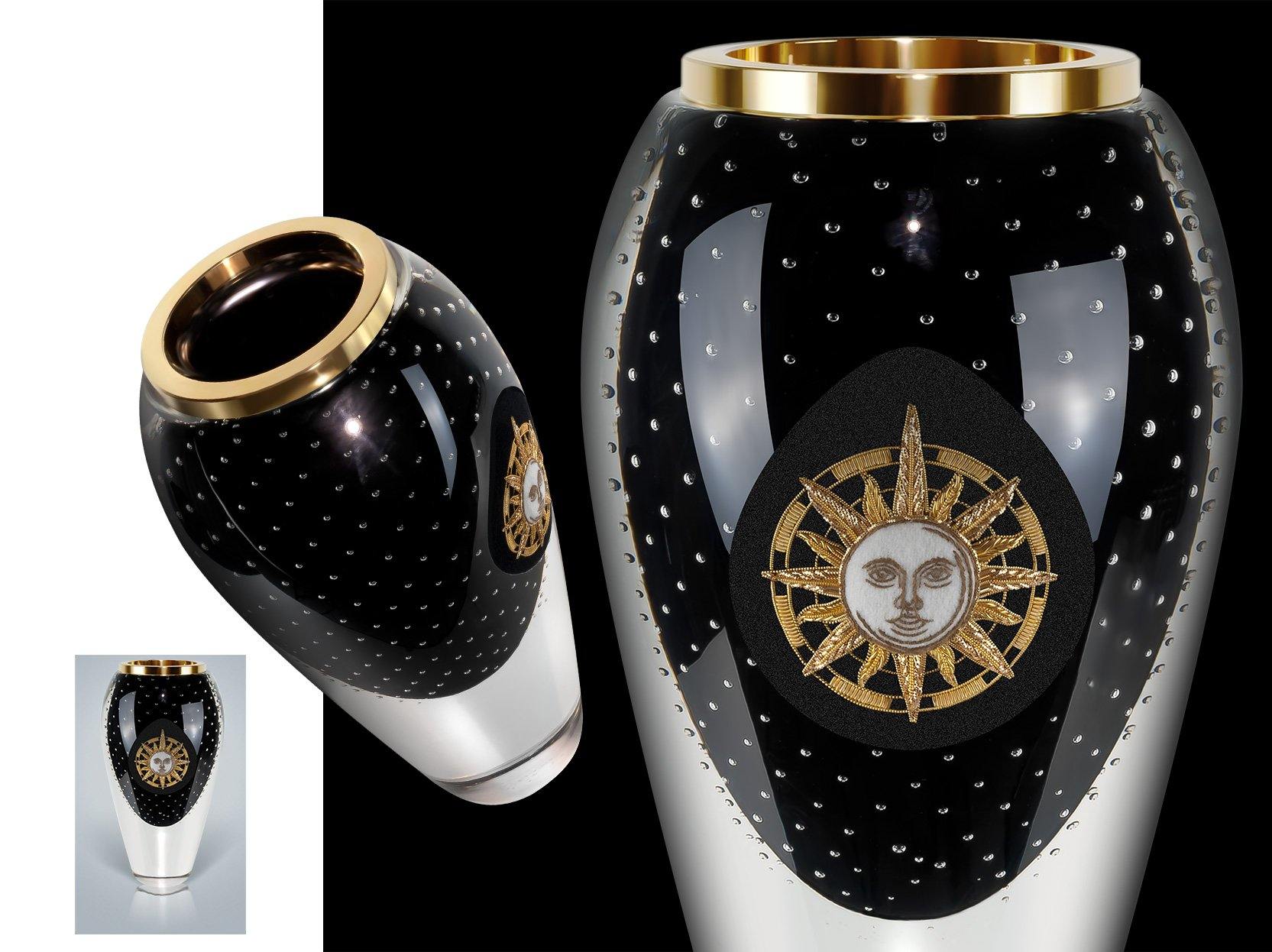 Perle Noire Black Vase