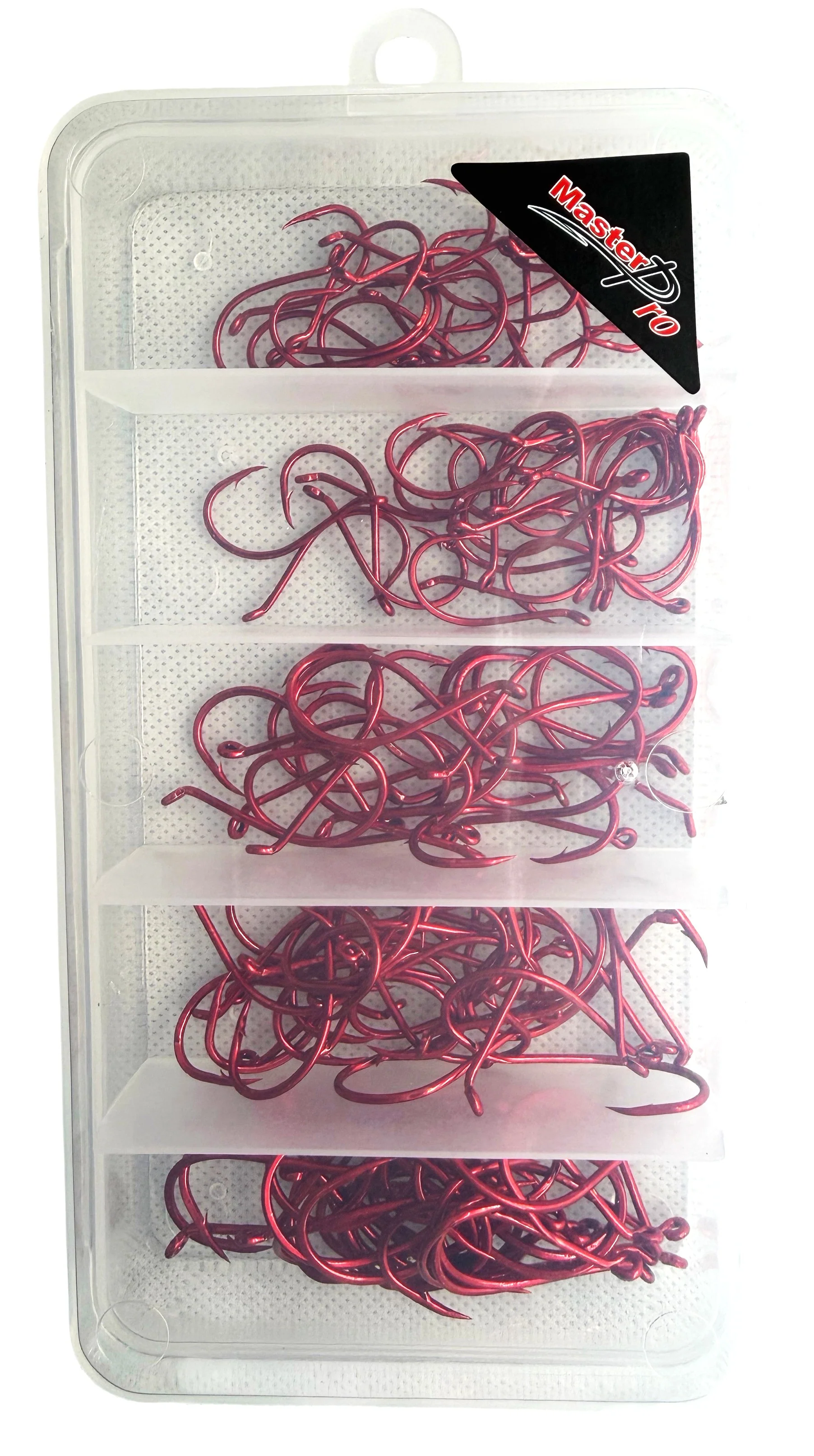 🔥 CLEARANCE �?125pcs Red Octopus Beak Hook Kit + FREE Tackle Box | 5 Sizes | $19.90