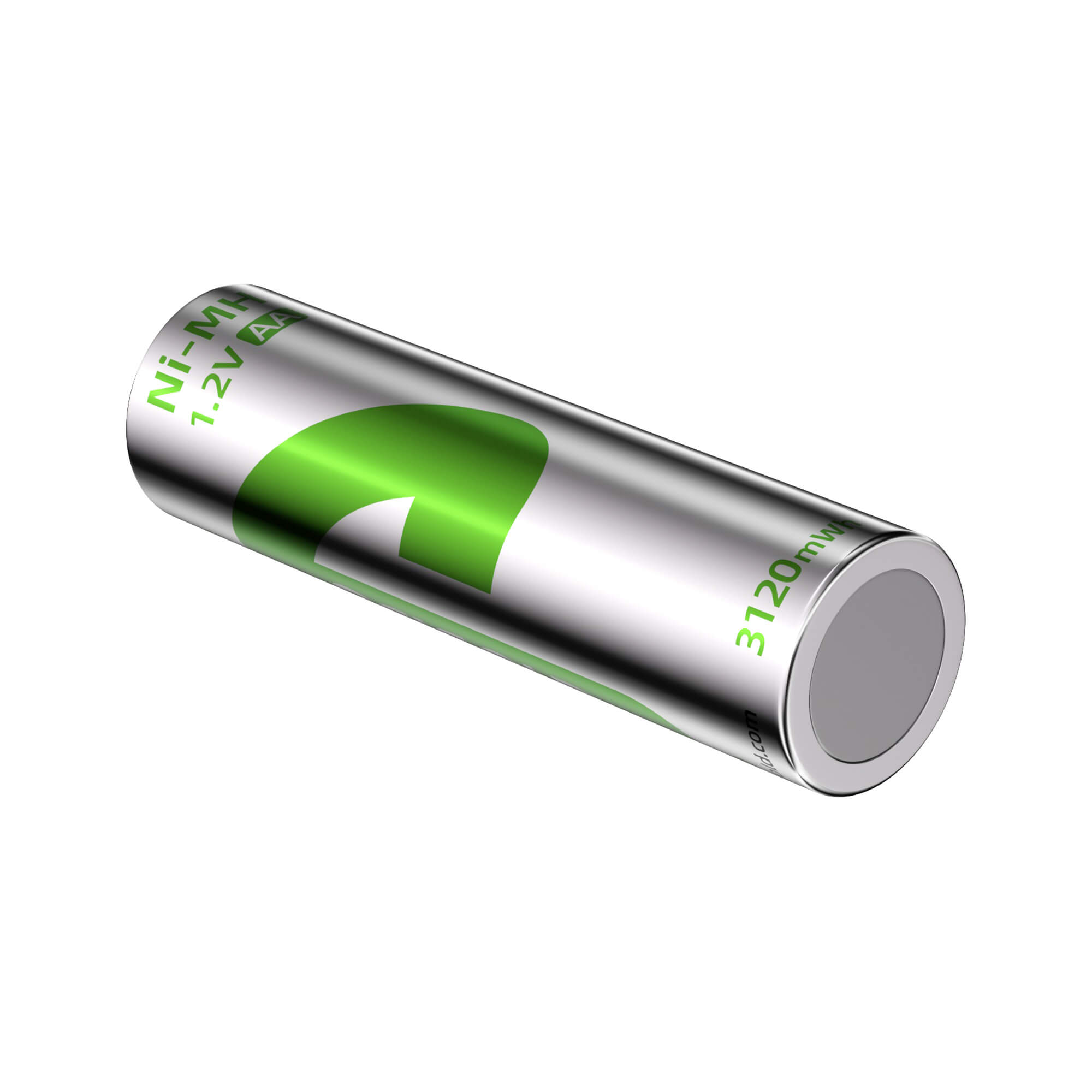 4pcs Ni-MH AA Rechargeable Batteries 3120mWh Constant