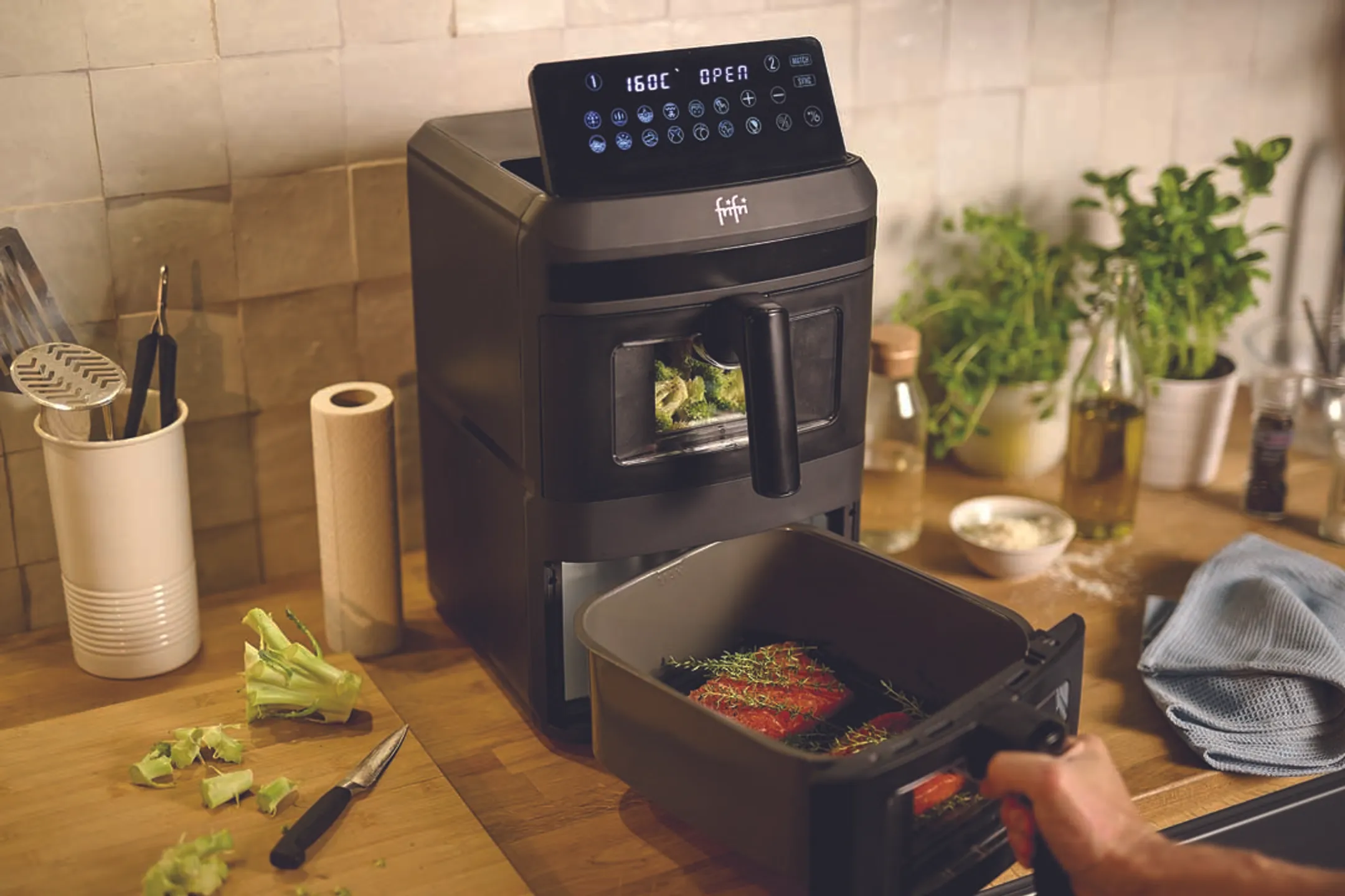 FriFri Airfryer Duo Slim FR0813028BLP