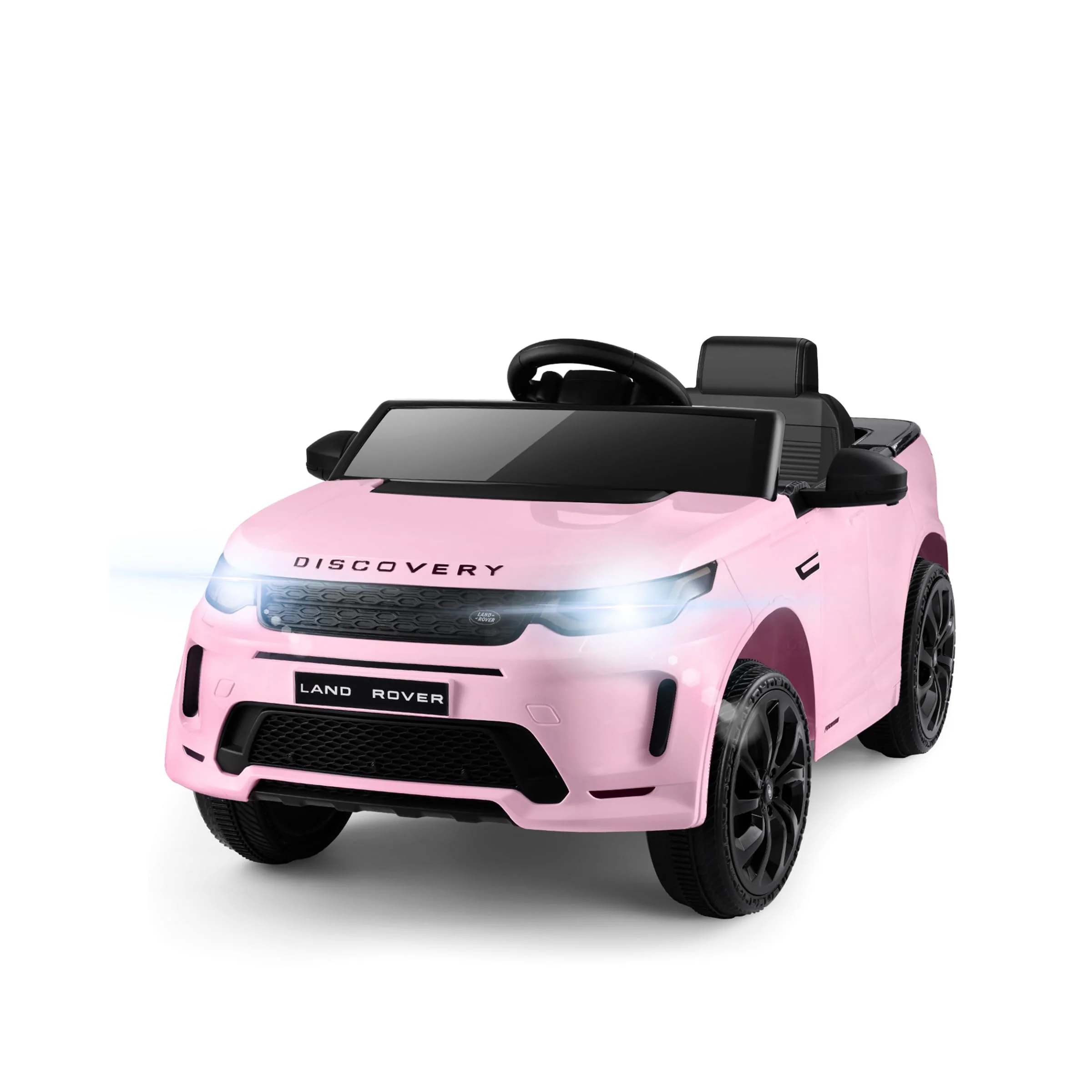TEOAYEAH Land Rover Engedélyezett Gyermek Elektromos Kisautó Lítium Akkumulátorral, Zenelejátszóval és Távirányítóval