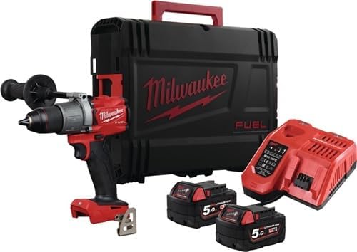 Milwaukee 4933464267 Compact Drill 18 Volt 5.0Ah Fuel Technology Heavyduty Case