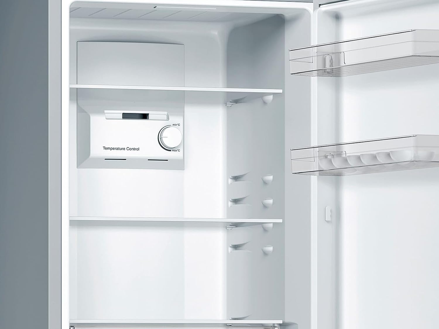 Bosch KGN33NLEB Serie 2 Kühl-Gefrier-Kombination, 176 x 60 cm, 192 L Kühlen & 87 L Gefrieren, NoFrost nie wieder abtauen, LED-Beleuchtung gleichmäßige Ausleuchtung