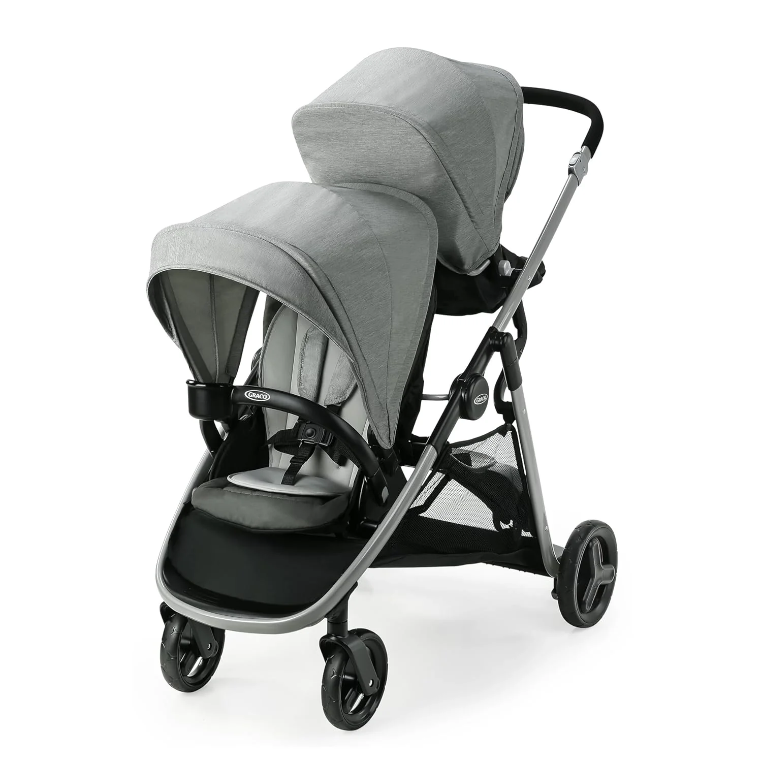 Graco Ready2Grow 2.0 Double Stroller Features Bench Seat and Standing Platform Options Rafa