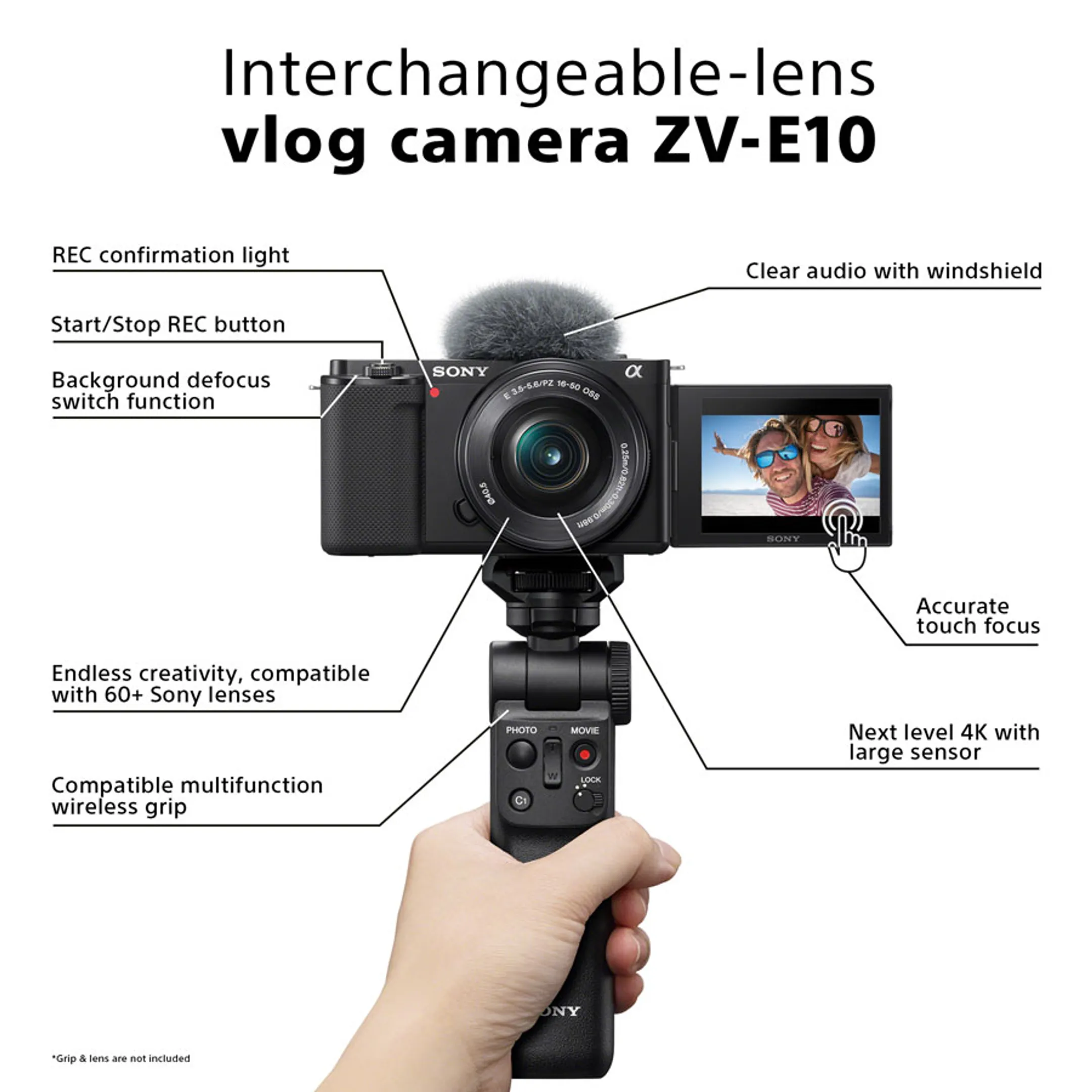 Sony Vlog camera ZV-E10 + 16-50 mm