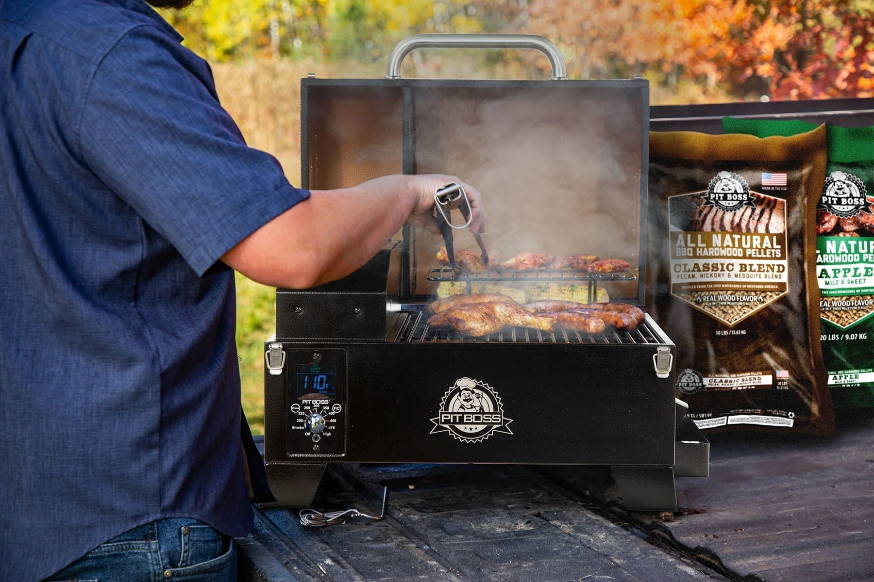 Pitboss Pit Boss Table Top Pellet Grill - Copper