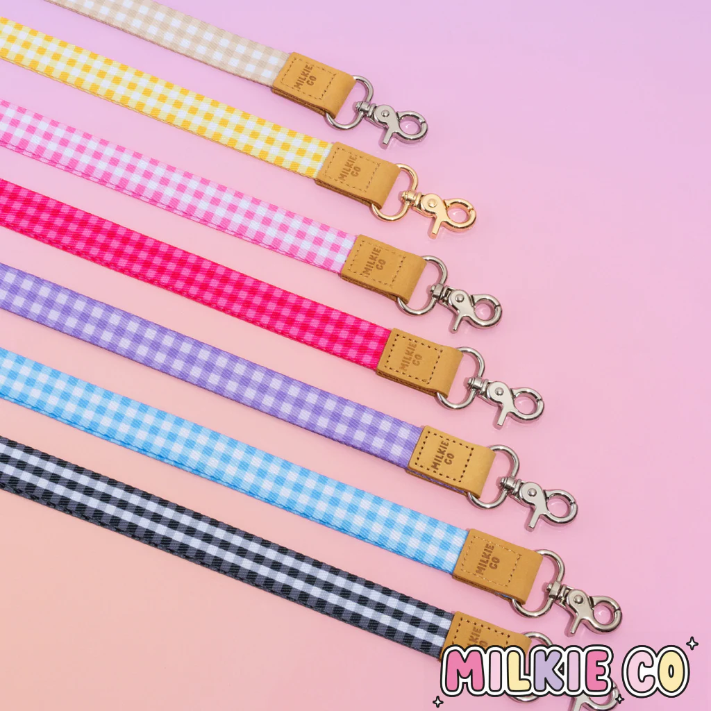 Cappucino Fabric Lanyard