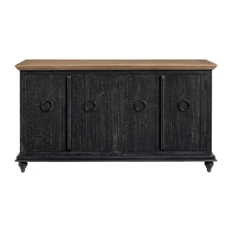 Garden District Solid Wood 65 TV Stand Console