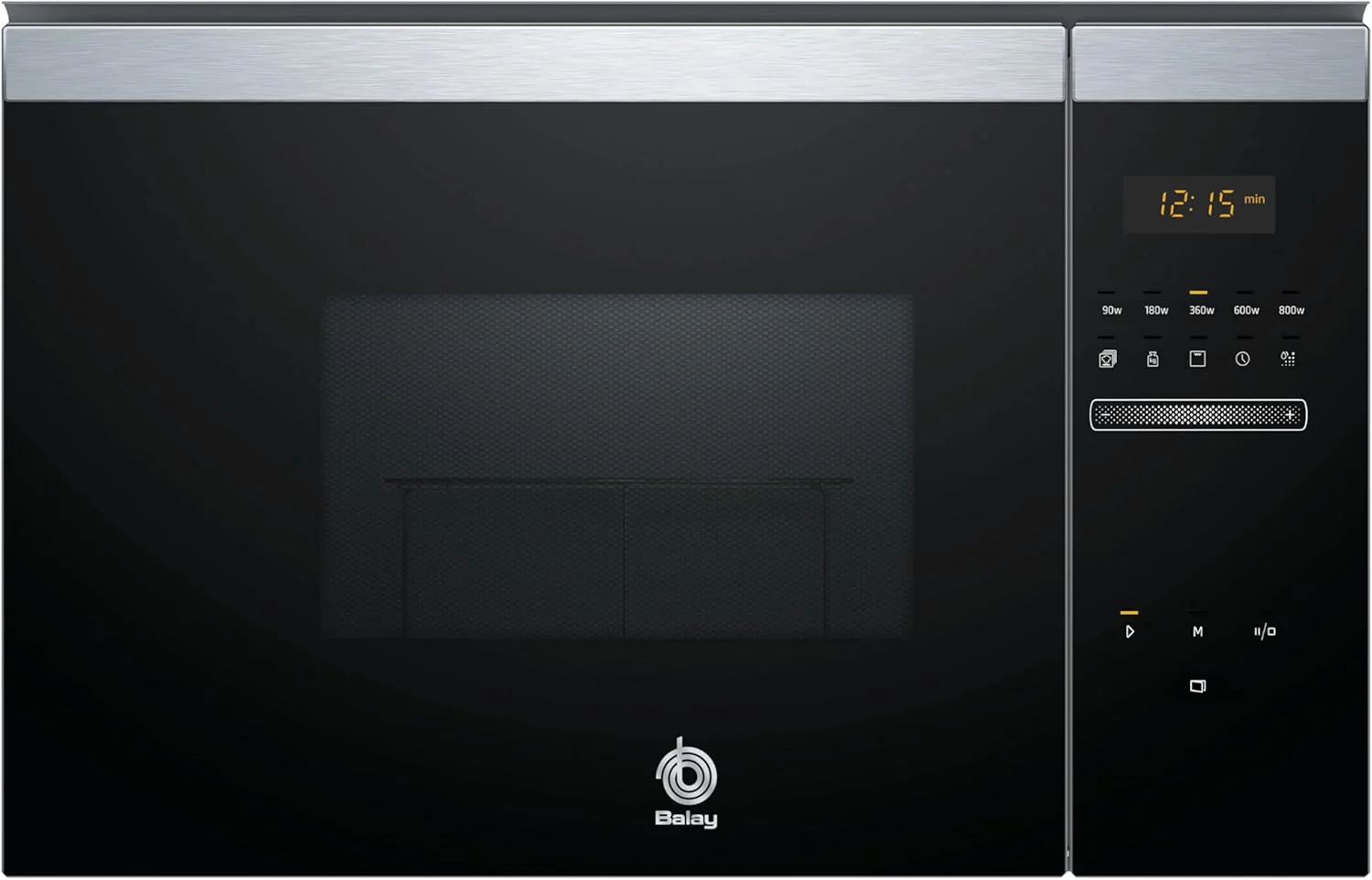 Balay 3CG5172N2 - Microwave, Electronic, Frameless Built-in, 38 cm, 20 l, 5 F, Aqualisis, Left Side Ap, 8 Recipes, Turntable 10