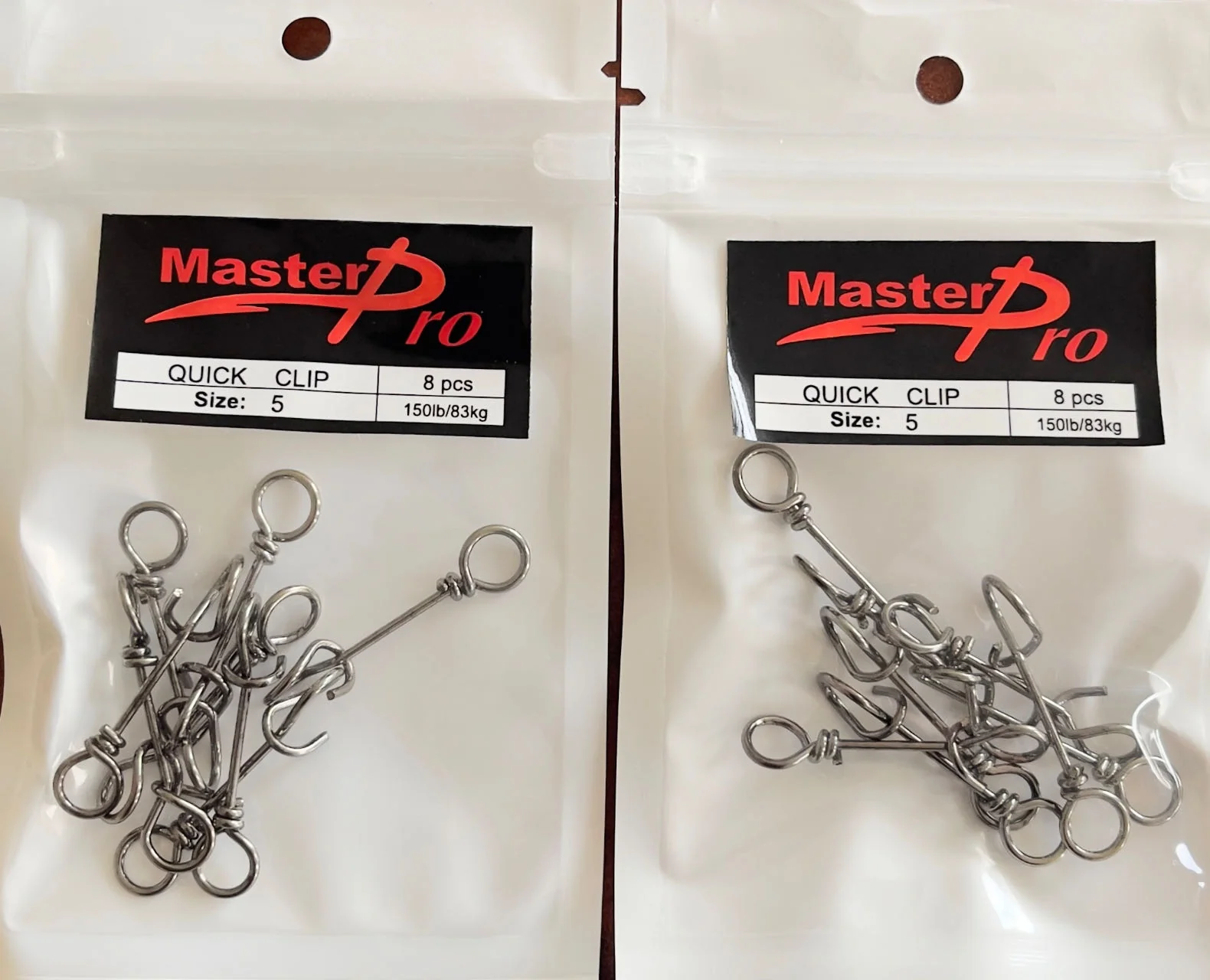 2 Packs Of 8Pcs Size 5# Quick Clips Fishing Tackle