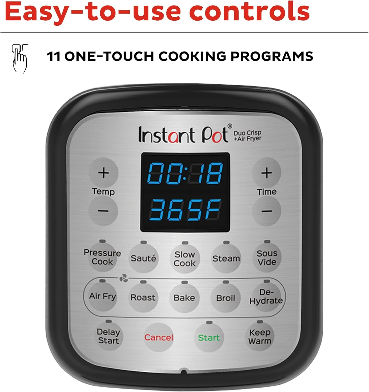 Instant Pot Duo 7-in-1 Electric Pressure Cooker, Slow Cooker, Rice Cooker, Steamer, Saut茅 Pan, Yogurt Maker, Warmer, and Sterilizer