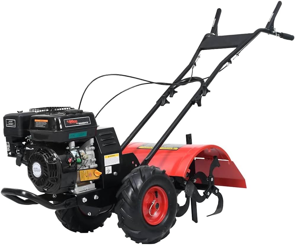 vidaXL Motozappa a Benzina 6,5 196 cc