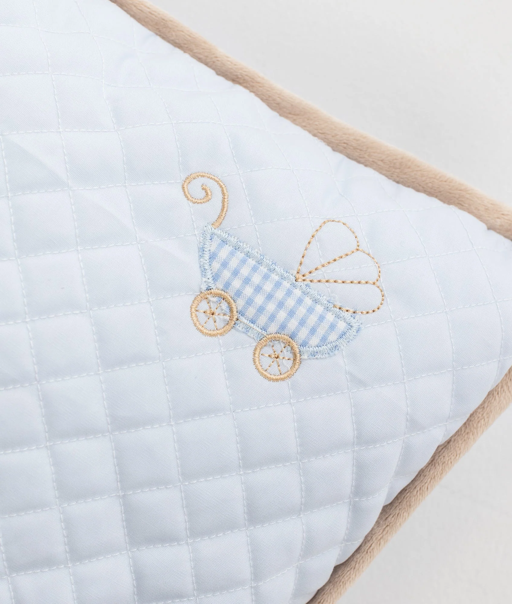 Toddler Quilted Pillow | Blue