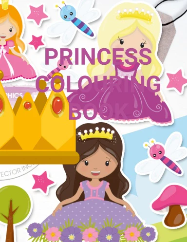PRINCESS COLOURING PAGES for KIDS