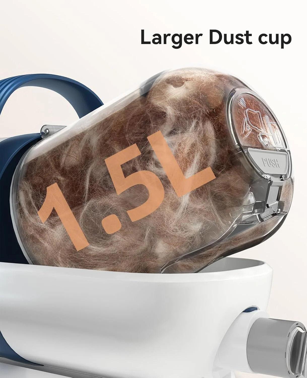 oneisall Hundeschermaschine mit Staubsauger, Super Saugkraft mit 12000 Pa Saugt 99.99% der Tierhaare, Leise Schermaschine Hund Katze Hundehaarschneidemaschine mit 7 Pflegewerkzeugen