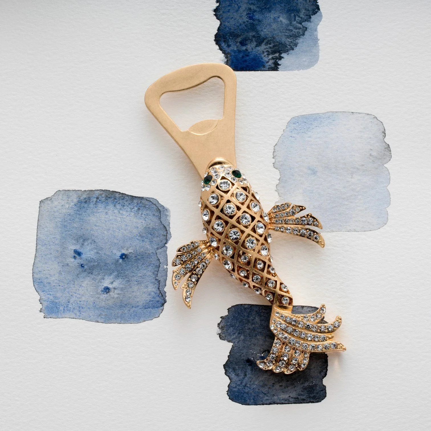 Koi Fish Bottle Opener, Crystal