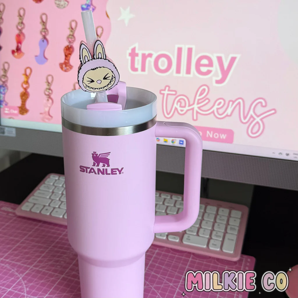 Cute Monster Straw Topper