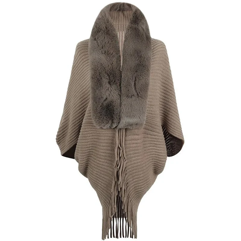 ChicFur | Omarm de elegantie van de winter met luxe wollen kraagvesten!