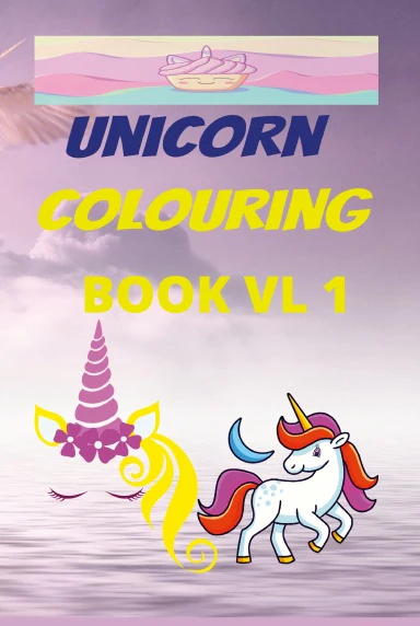 Kids Unicorn Colouring Books