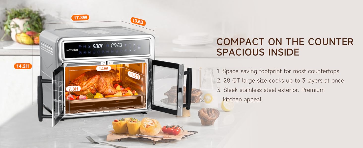 Health：Features a non-toxic, all-metal interior completely free of PFOA, PTFE, PFSA, and Teflon