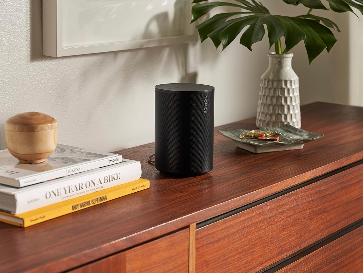 Sonos Era 100 | Smart Speaker mit WLAN, Bluetooth, kompatibel mit   Alexa - Schwarz