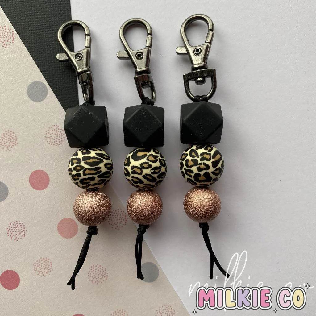 Mini Tori Beaded Keychain
