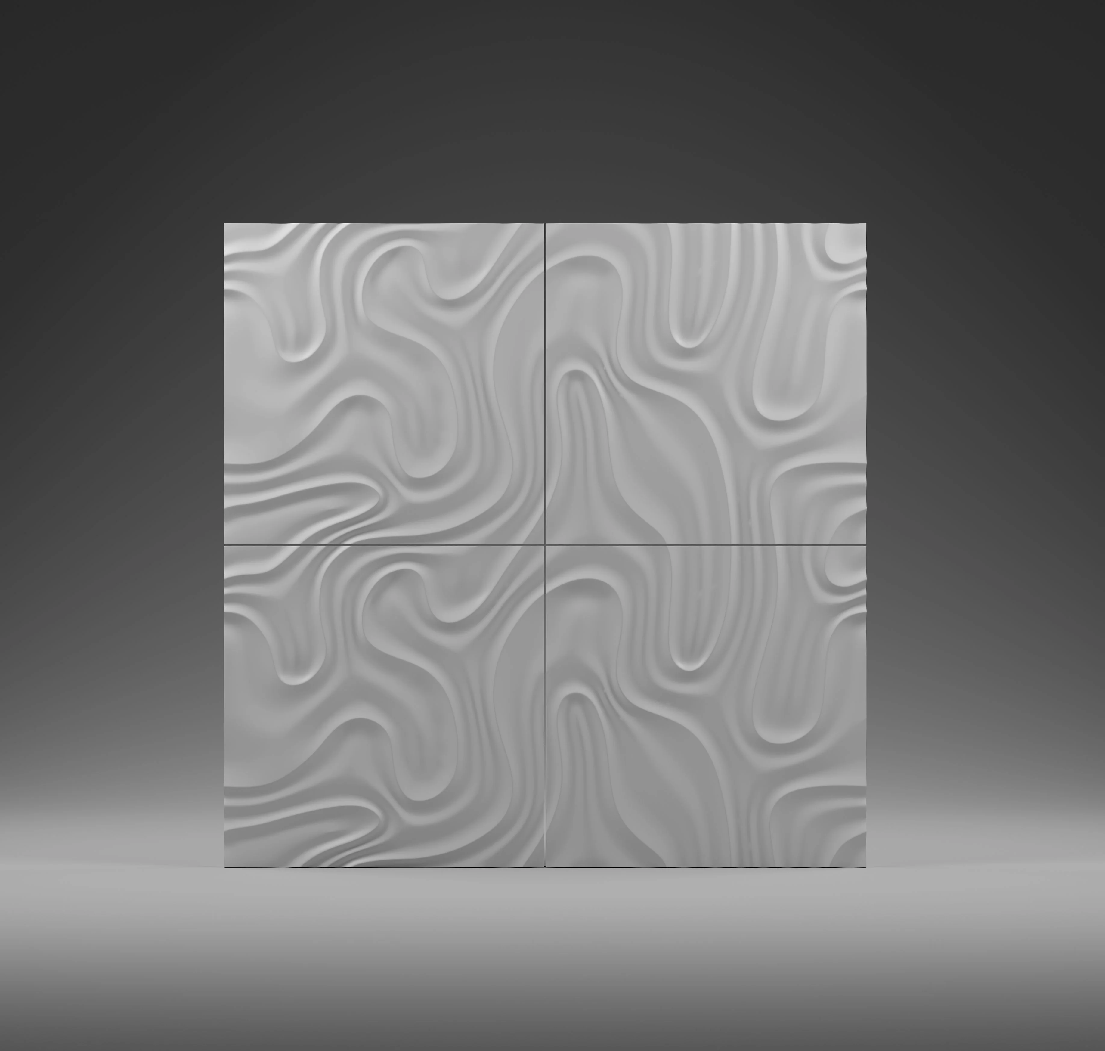 GYPSUM 3D WALL PANEL | SATIN 0125