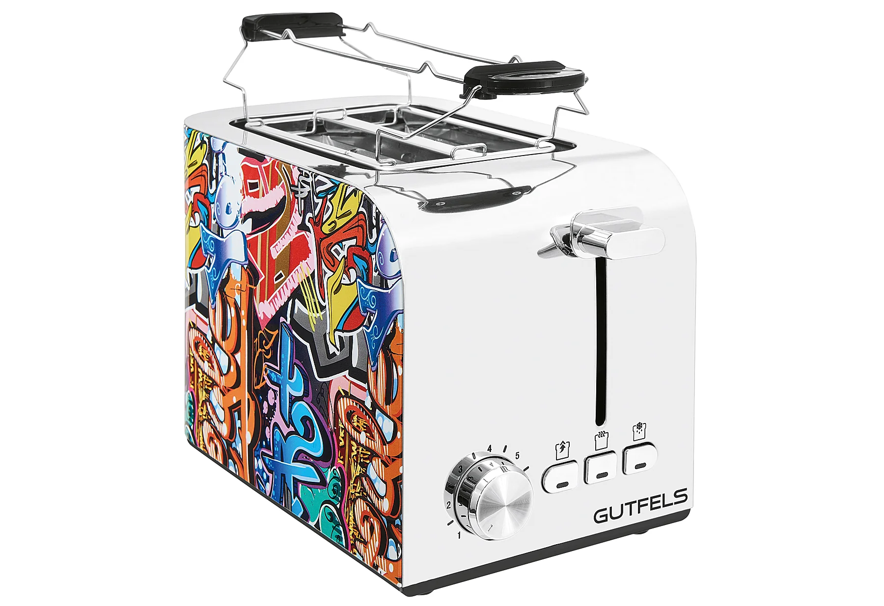 2025 Tostapane a 2 fette in stile Graffiti Toast 3010 G