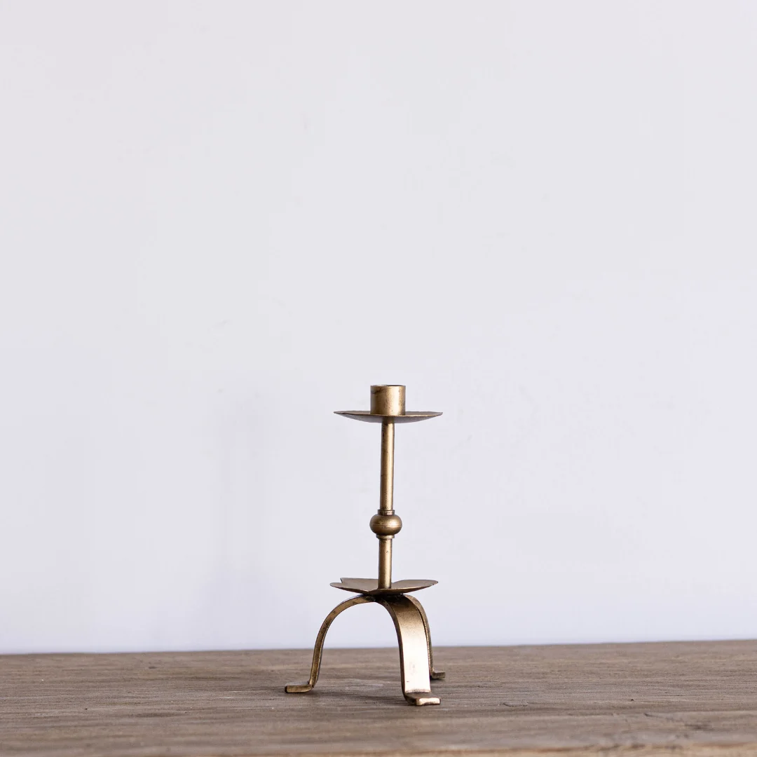 Iron Tripod Candle Holder