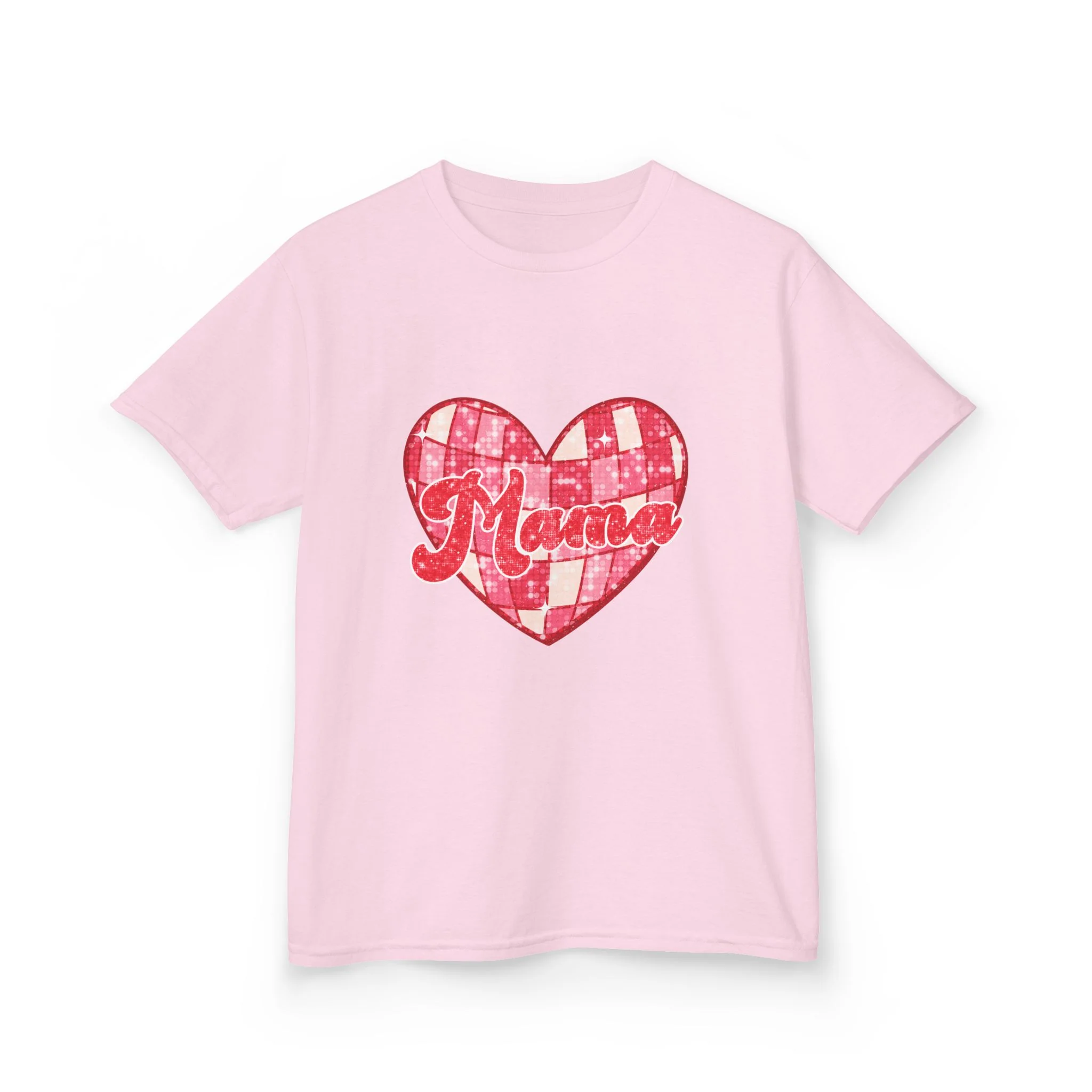 Mama Red Plaid Heart Kids Tee | Mother's Day, Family