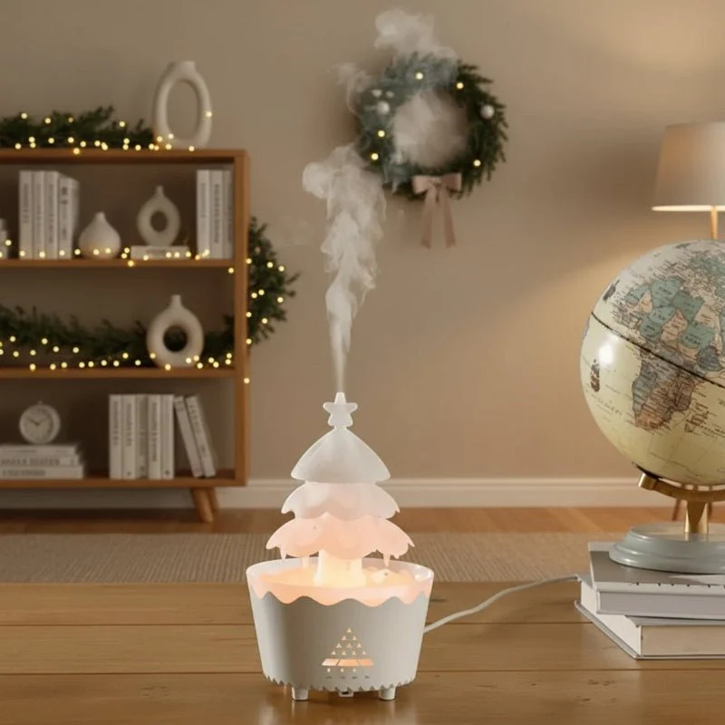 TREEZEN – Kerstboom geurverspreider met instelbare nevel en LED-licht
