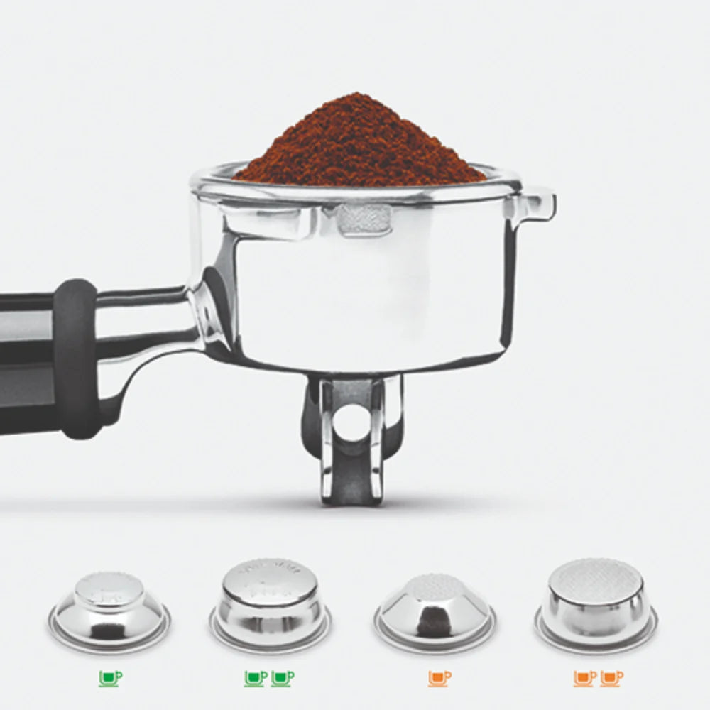 Sage Bambino Plus Espresso Coffee Machine - Black Truffle | SES500BTR4GUK1