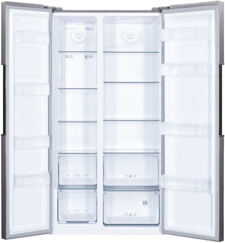 Frigorifero Side by Side No Frost, 521 Litri, Classe A++, Inox - Candy CHSVN 174X